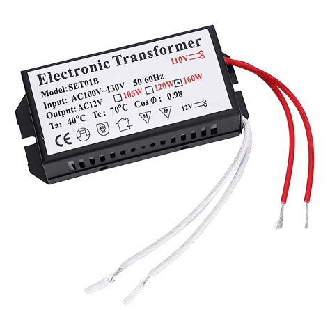 electronic converter for halogen lamps.